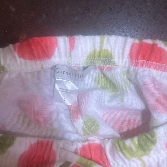 Garnet Hill Made in Poland with German organic cotton  2 pieces robe and pants - Picture 7 of 10